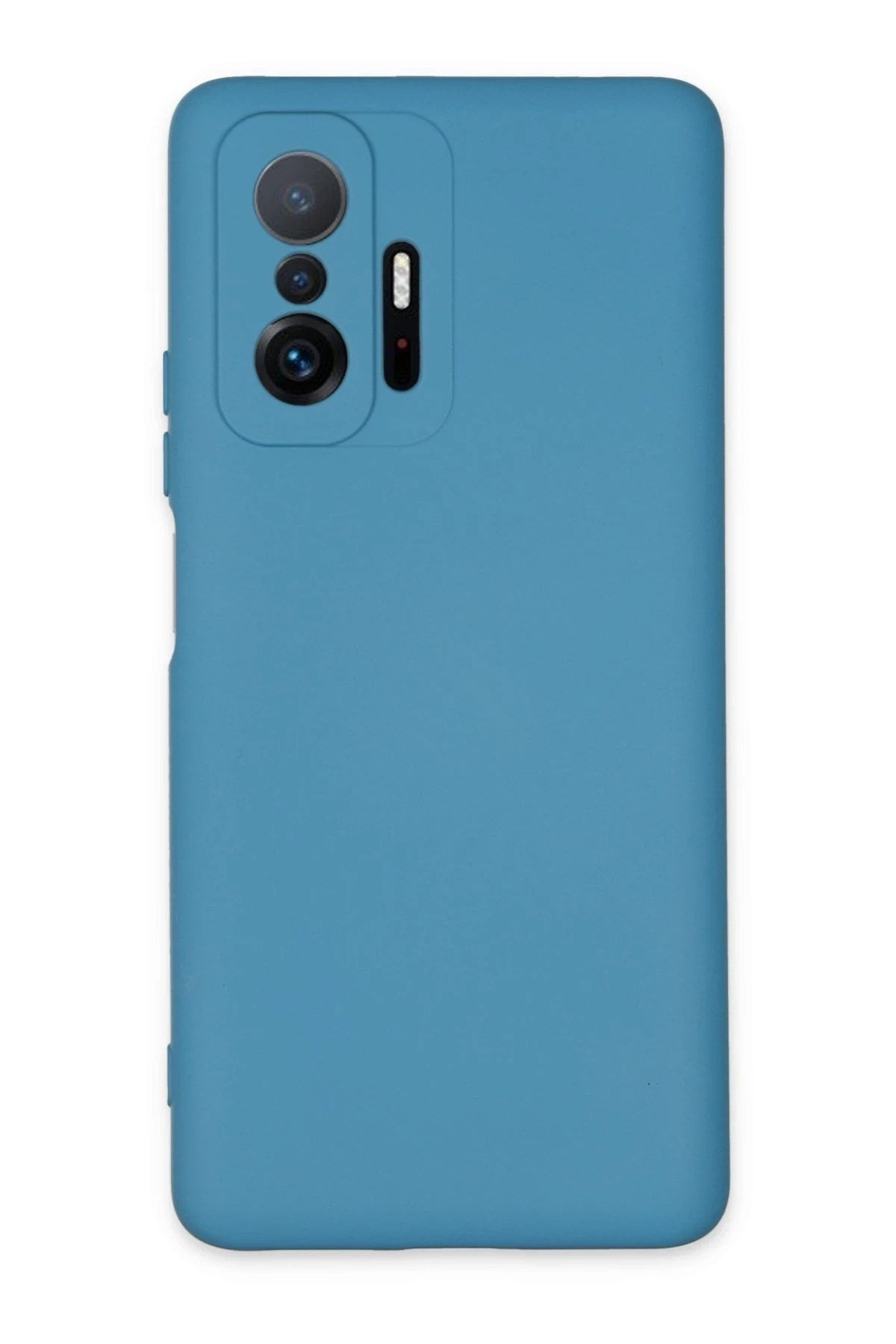 Mey İthalat® Mi 11T Pro Kılıf Nano içi Kadife Silikon - Mavi