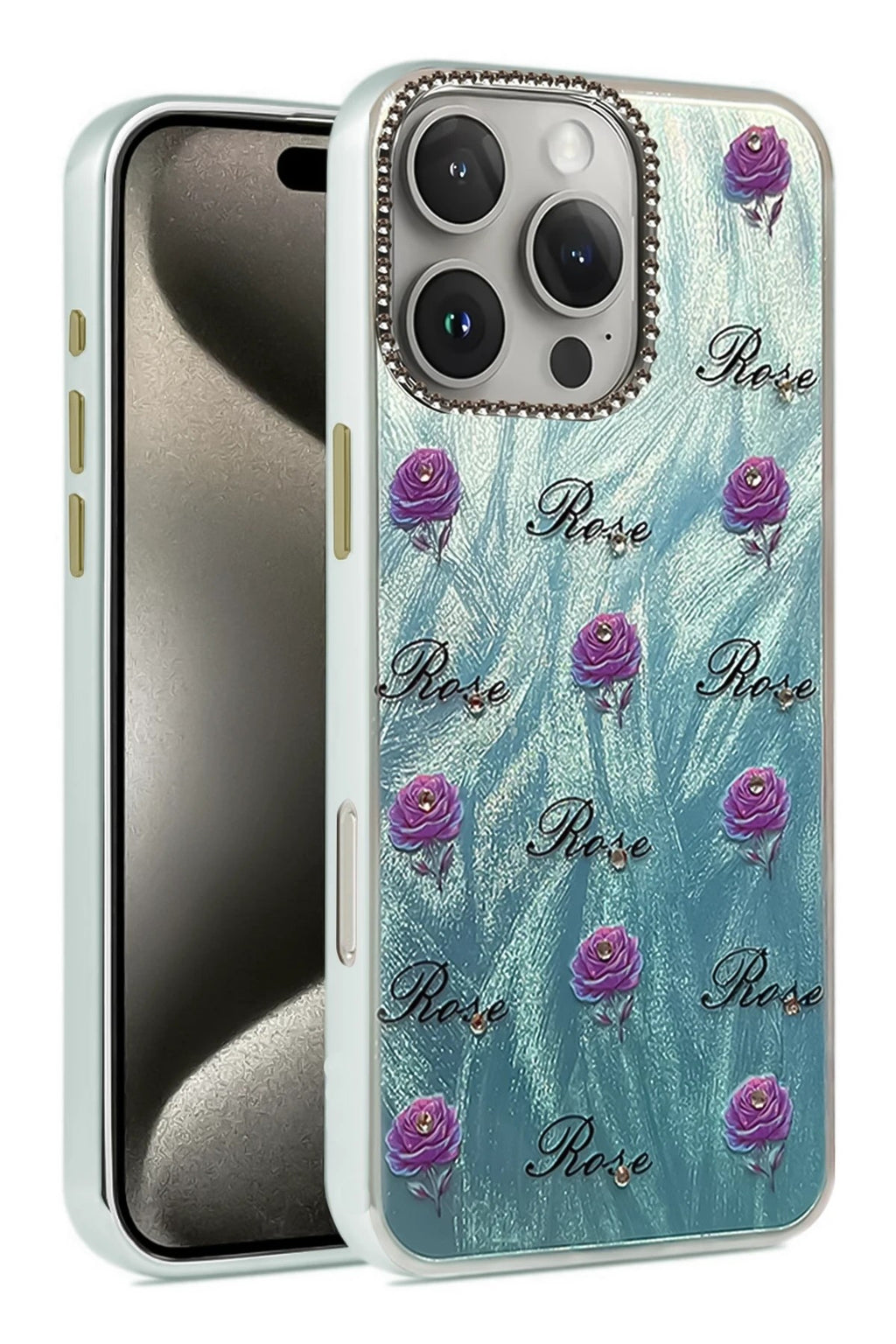 Mey İthalat® iPhone 16 Pro Max Kılıf Blade Aynalı Desenli Kapak - Desen 9
