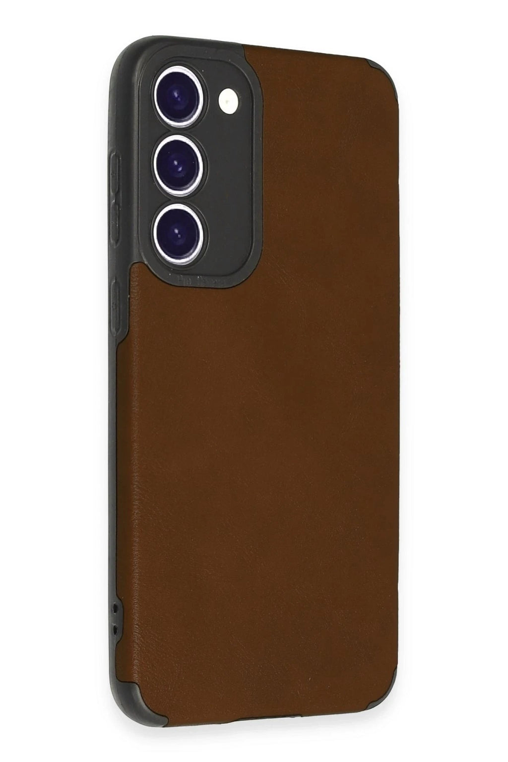Mey İthalat® Samsung Galaxy S23 Plus Kılıf Loop Deri Silikon - Kahverengi
