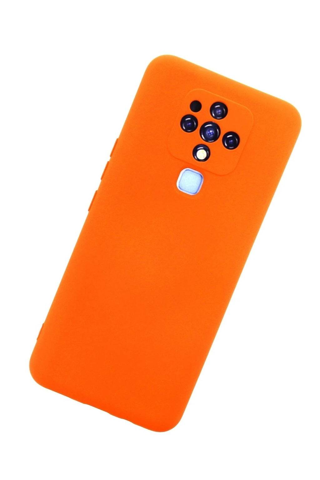 Mey İthalat® Tecno Camon 16 Kılıf Nano içi Kadife Silikon - Turuncu