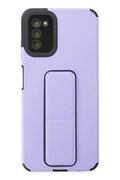 Mey İthalat® Samsung Galaxy A03S Kılıf Mega Standlı Silikon - Lila