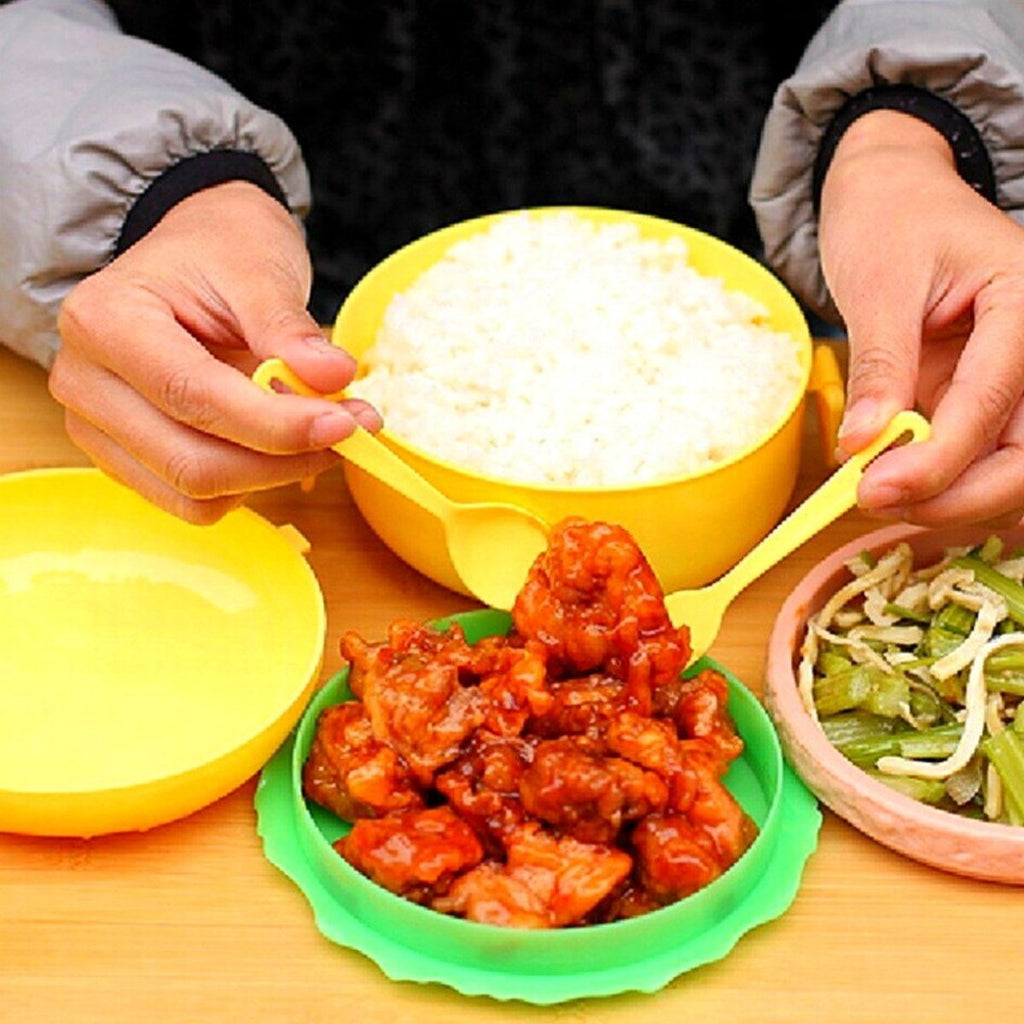 Hamburger Tasarımlı Çatal Bıçaklı Saklama ve Beslenme Kabı Kutusu