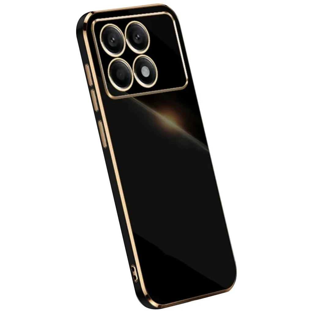 Mey İthalat® Poco X6 Pro Kılıf Volet Silikon - Siyah