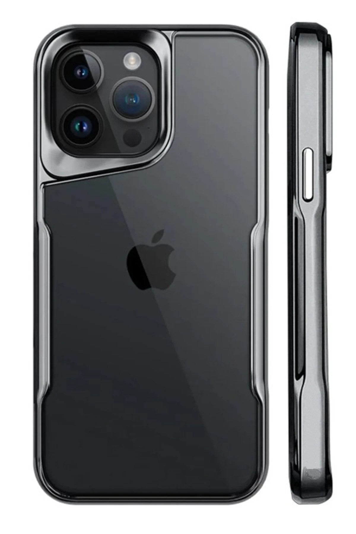 Mey İthalat® iPhone 15 Pro Kılıf Boyi Silikon Kapak - Titan Gri