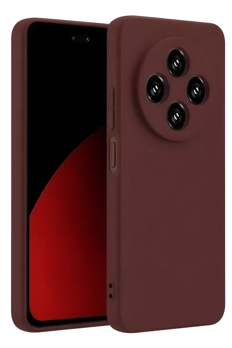 Mey İthalat® Redmi 14C Kılıf First Silikon - Bordo