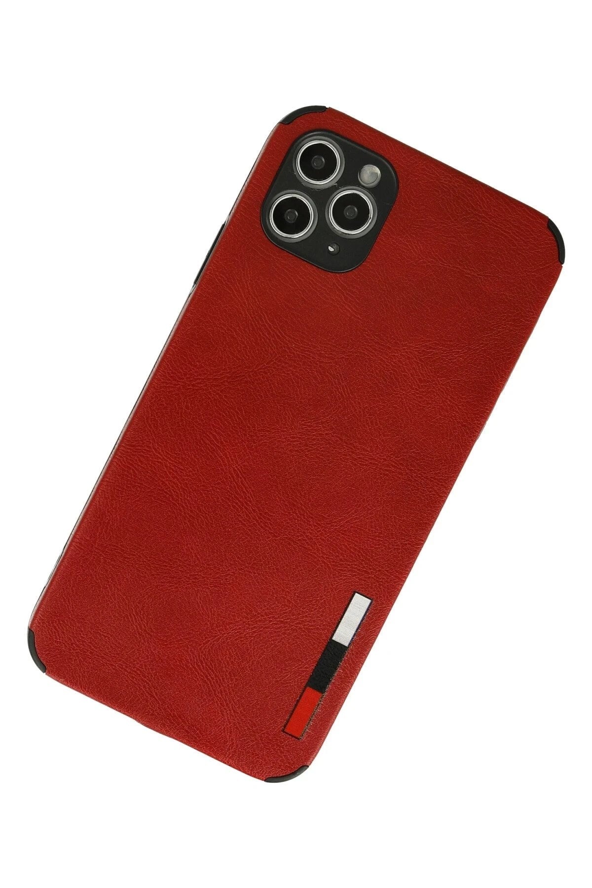 Mey İthalat® iPhone 11 Pro Kılıf Loop Deri Silikon - Kırmızı