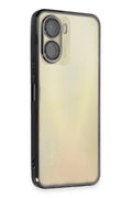 Mey İthalat® Vivo Y16 Kılıf Lensli Silikon - Siyah