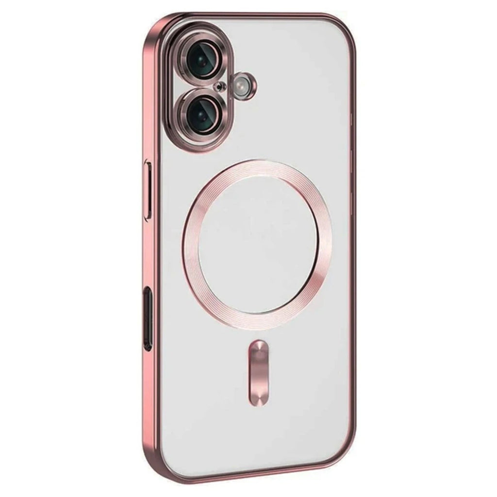 Mey İthalat® iPhone 16 Plus Kılıf Kross Magneticsafe Kapak - Pembe