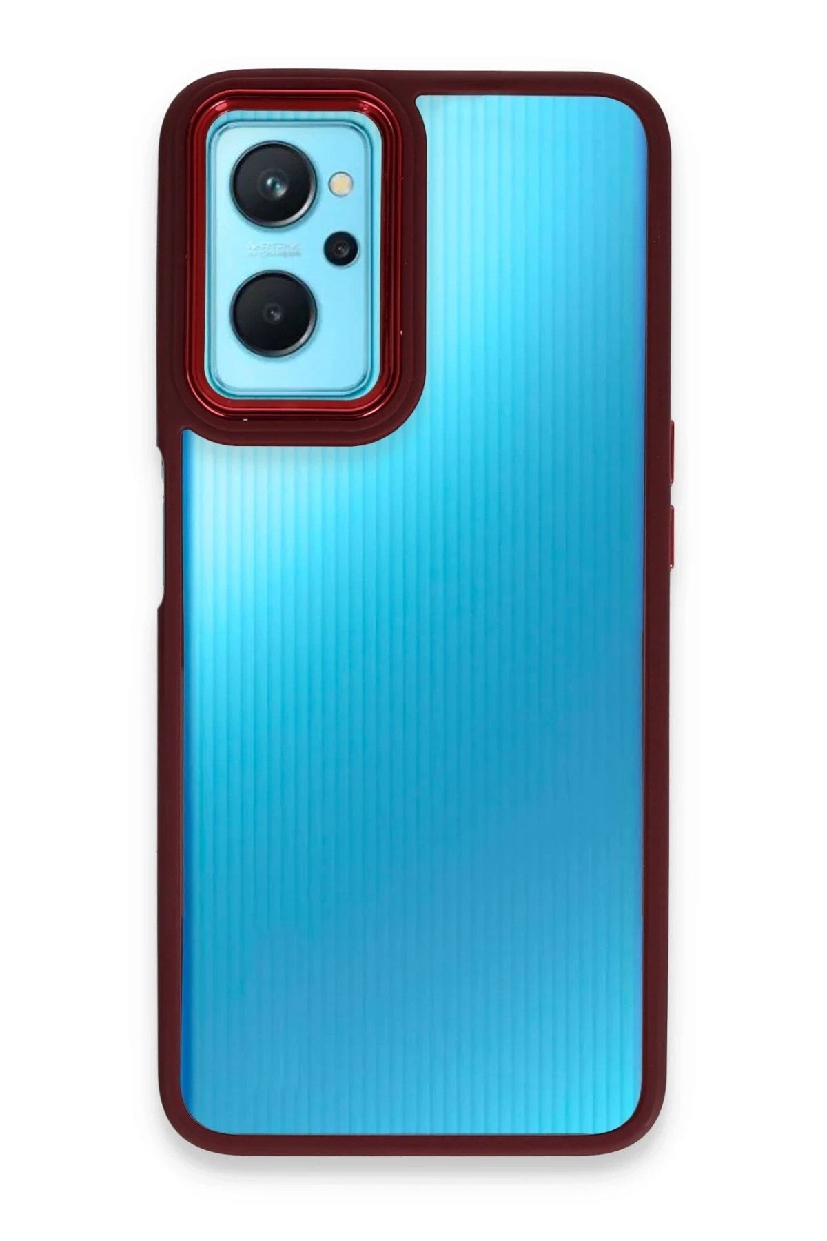 Mey İthalat® Realme 9i 4G Kılıf Dora Kapak - Kırmızı