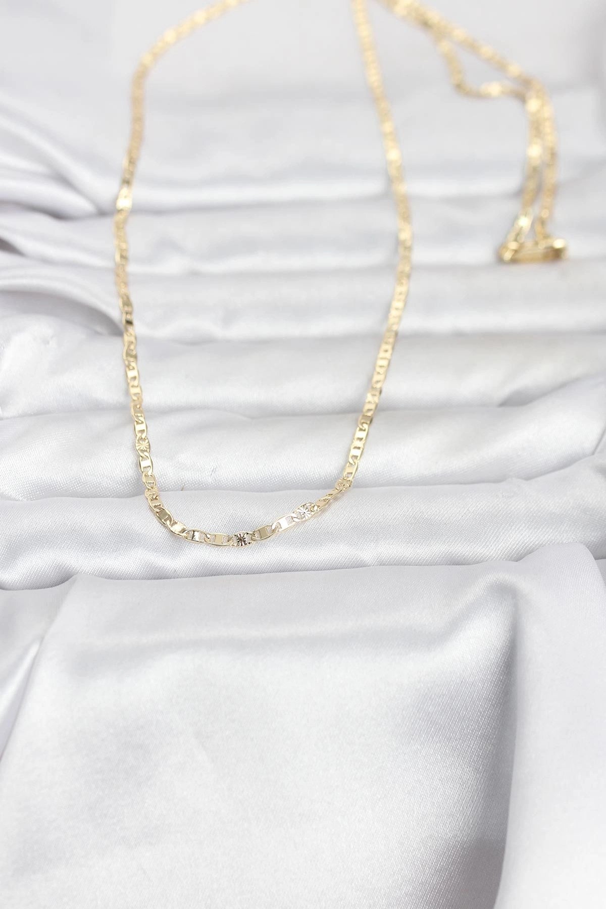 Mey İthalat® CM 14K Gold Renk Zincir Model 60 cm Kadın Kolye