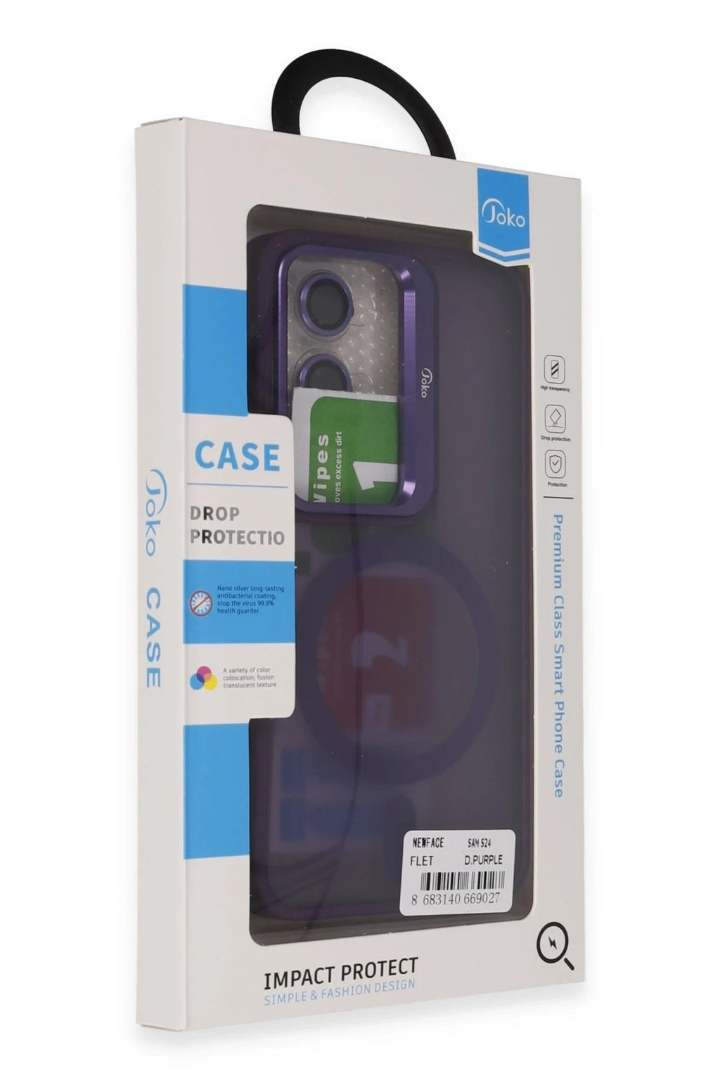 Mey İthalat® Samsung Galaxy S24 Flet Lens Magsafe Kapak - Derin Mor