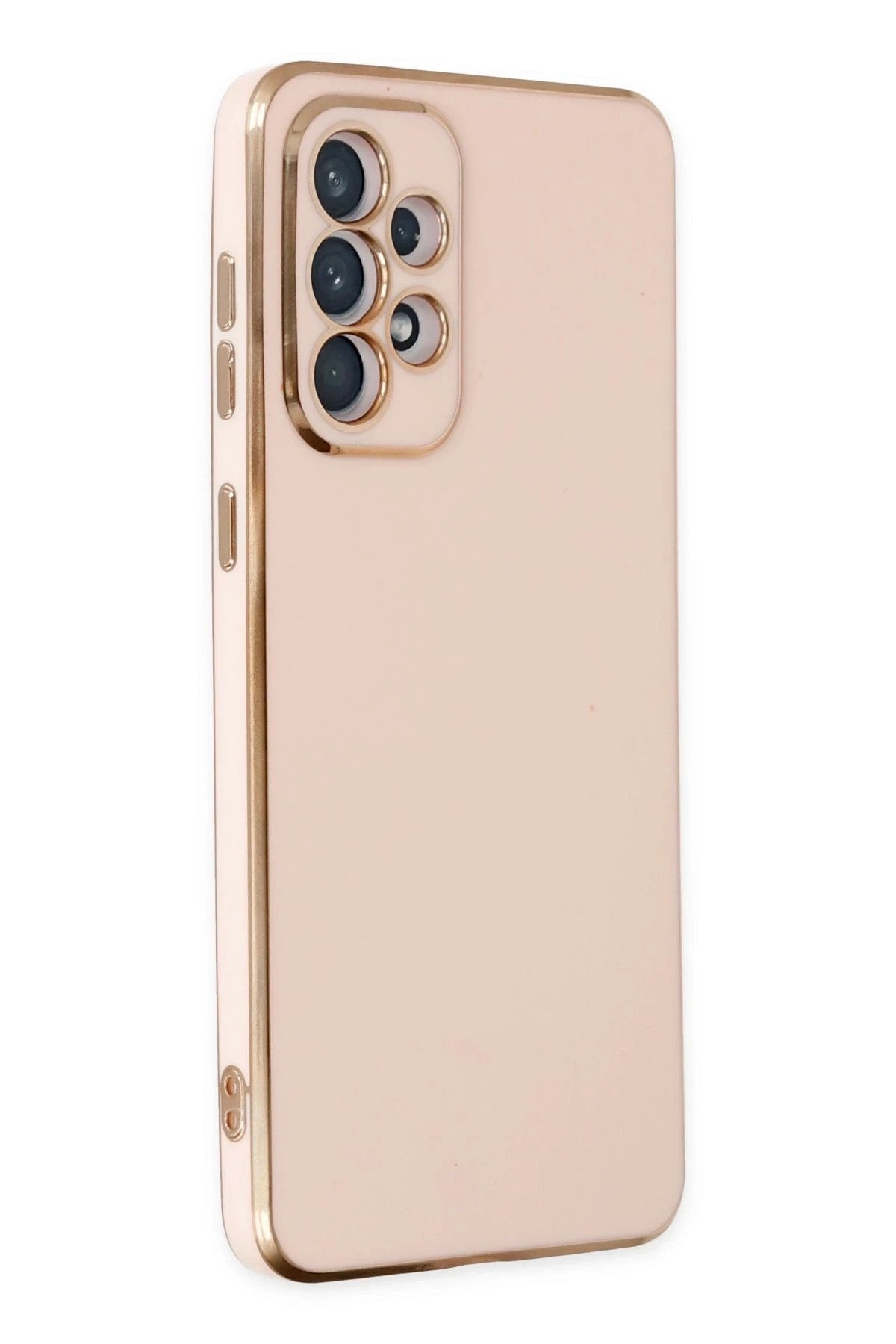 Mey İthalat® Samsung Galaxy A73 5G Kılıf Volet Silikon - Pembe