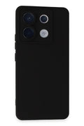 Mey İthalat® Redmi Note 13 Pro 5G Kılıf Nano içi Kadife Silikon - Siyah