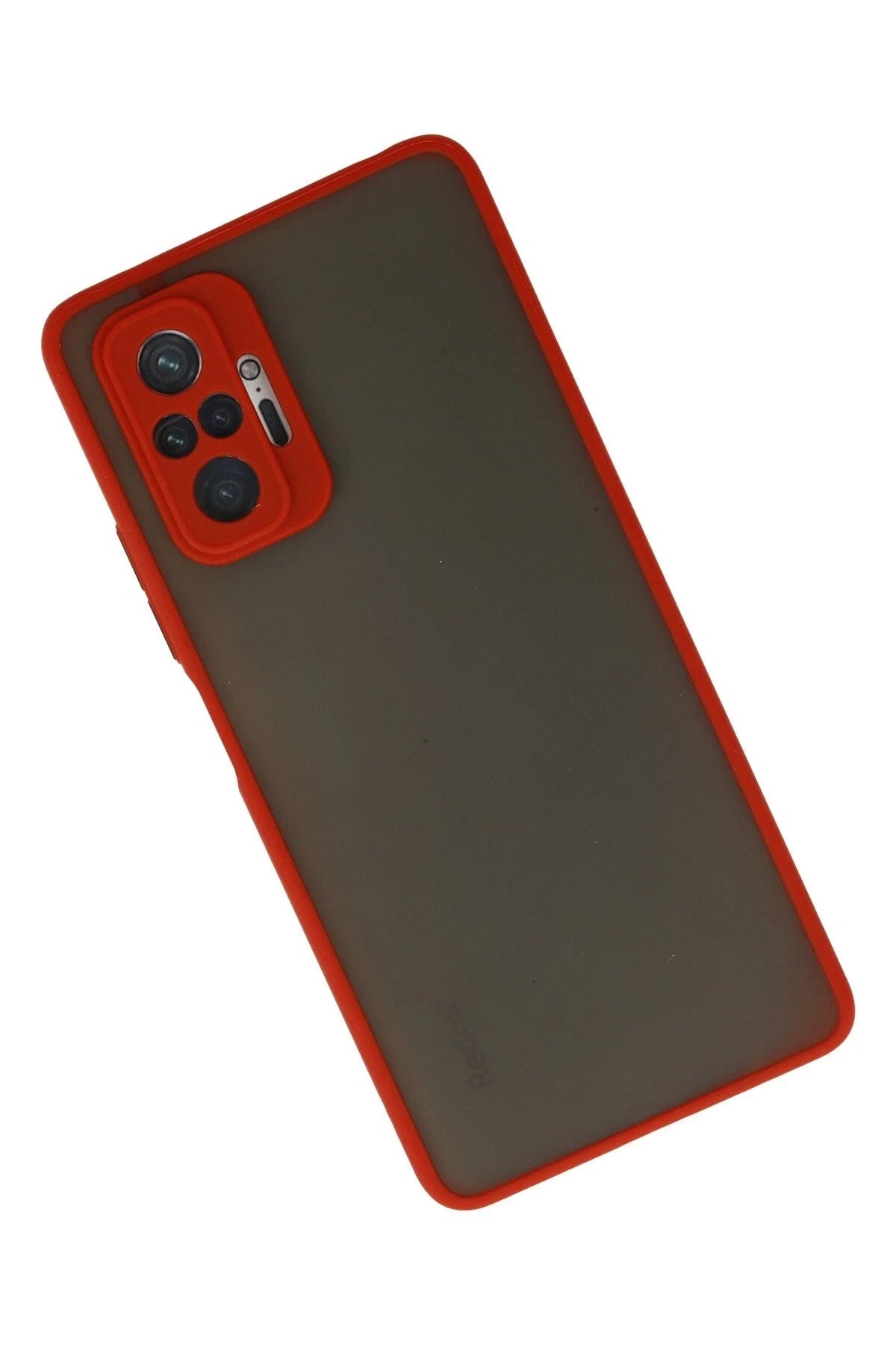 Mey İthalat® Redmi Note 10 Pro Kılıf Montreal Silikon Kapak - Kırmızı