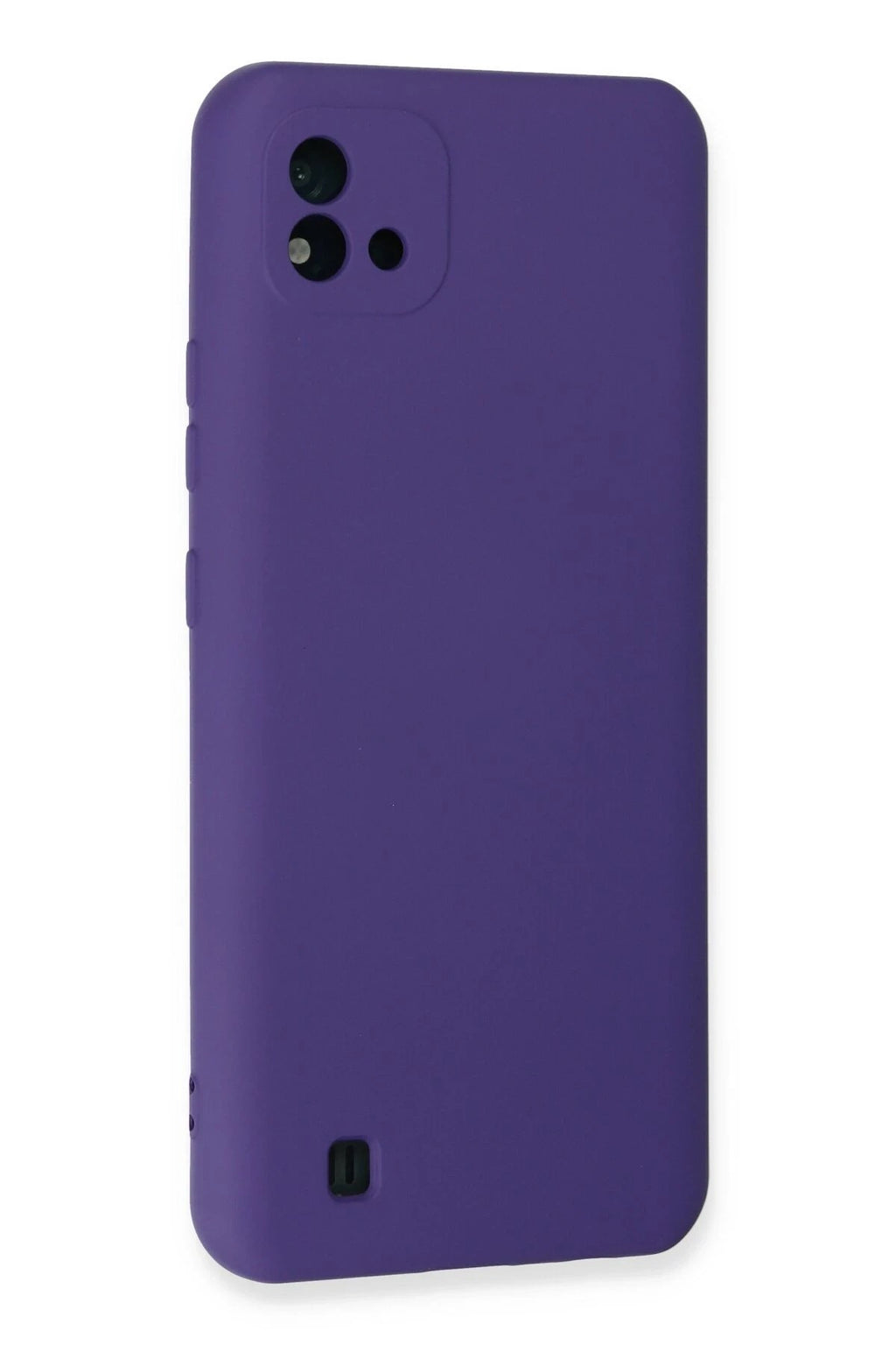 Mey İthalat® Realme C11 2021 Kılıf Nano içi Kadife Silikon - Mor