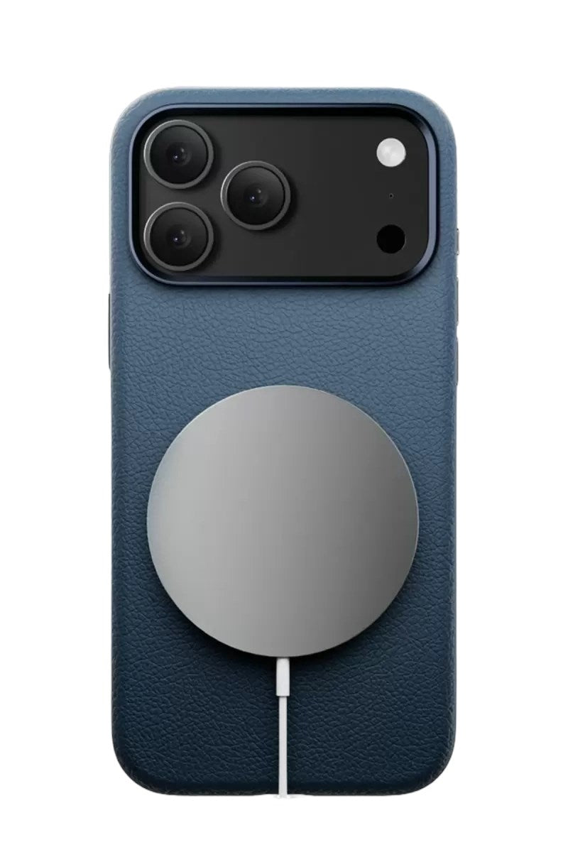 Mey İthalat® iPhone 17 Pro Max Wonder Deri Magsafe Kapak - Lacivert