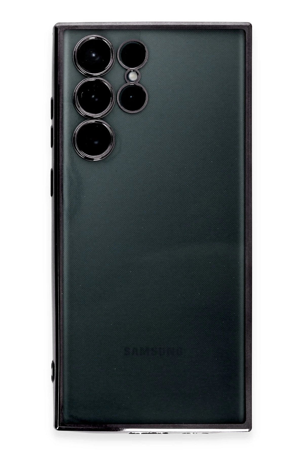 Mey İthalat® Samsung Galaxy S22 Ultra Kılıf Lensli Silikon - Siyah