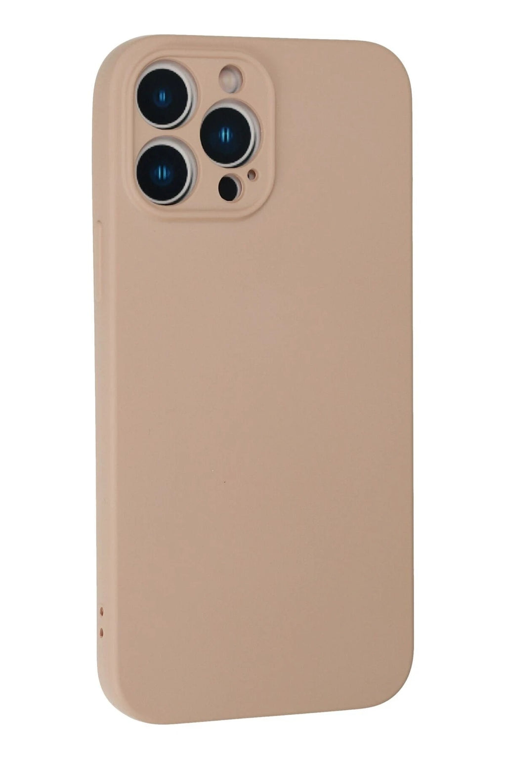 Mey İthalat® iPhone 13 Pro Kılıf Nano içi Kadife Silikon - Pudra