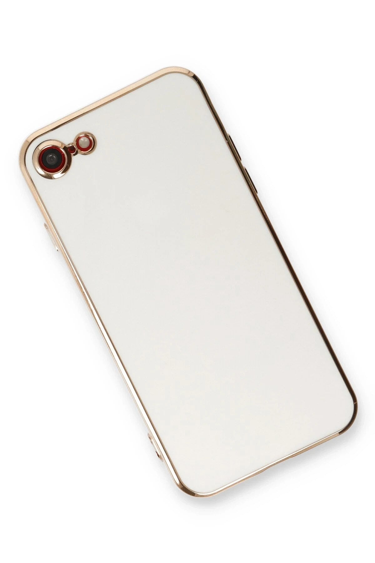 Mey İthalat® iPhone 7 Kılıf Volet Silikon - Beyaz