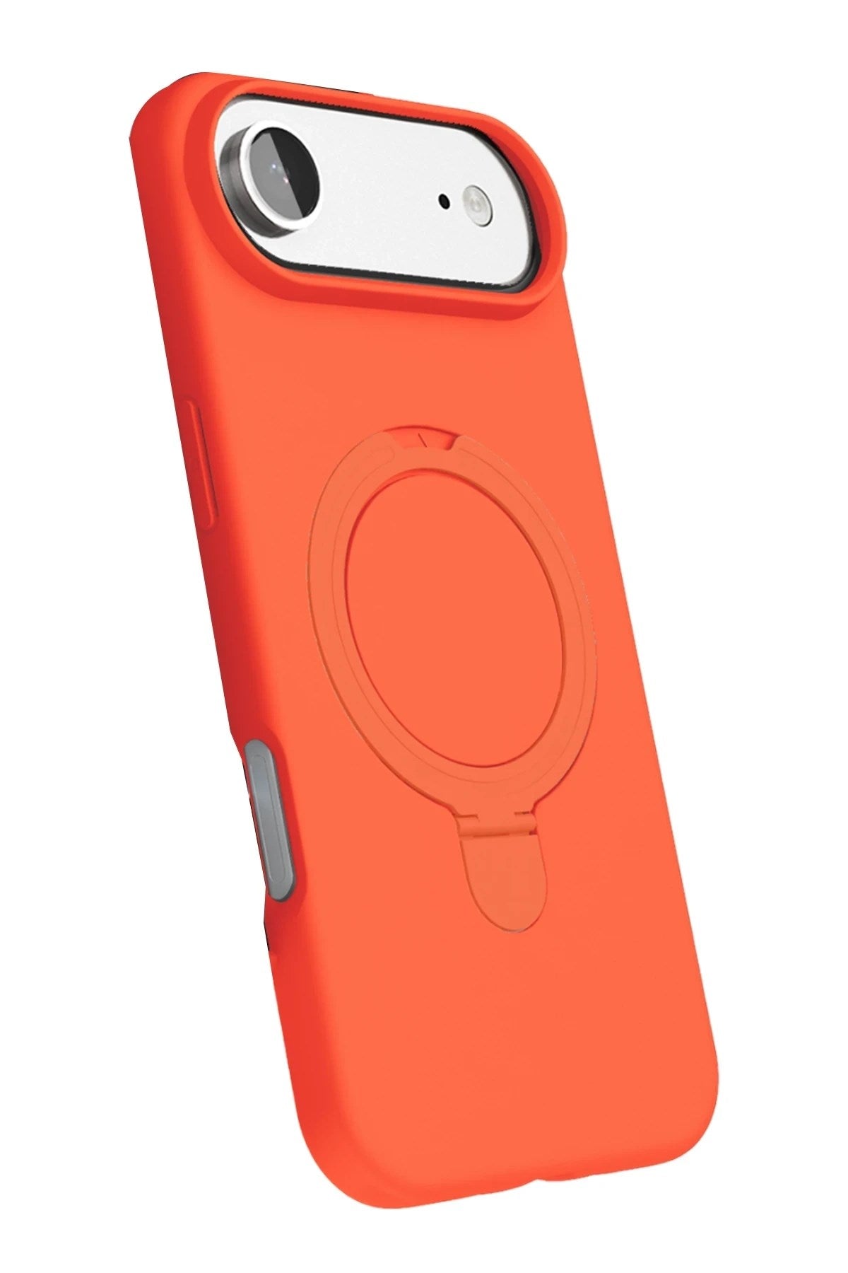 Mey İthalat® iPhone 17 Air Regal Magsafe Standlı Kapak - Turuncu