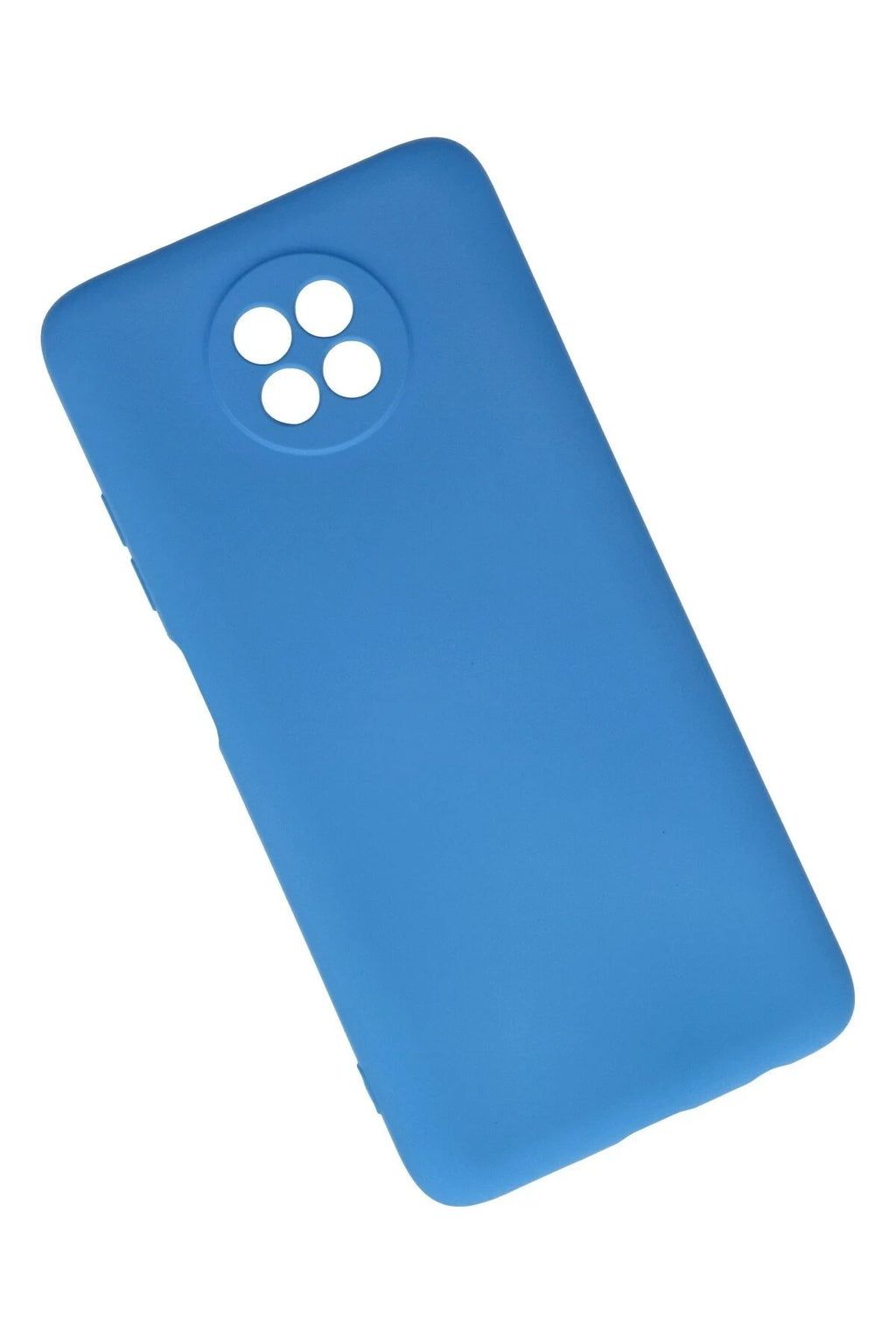Mey İthalat® Redmi Note 9 5G Kılıf Nano içi Kadife Silikon - Mavi