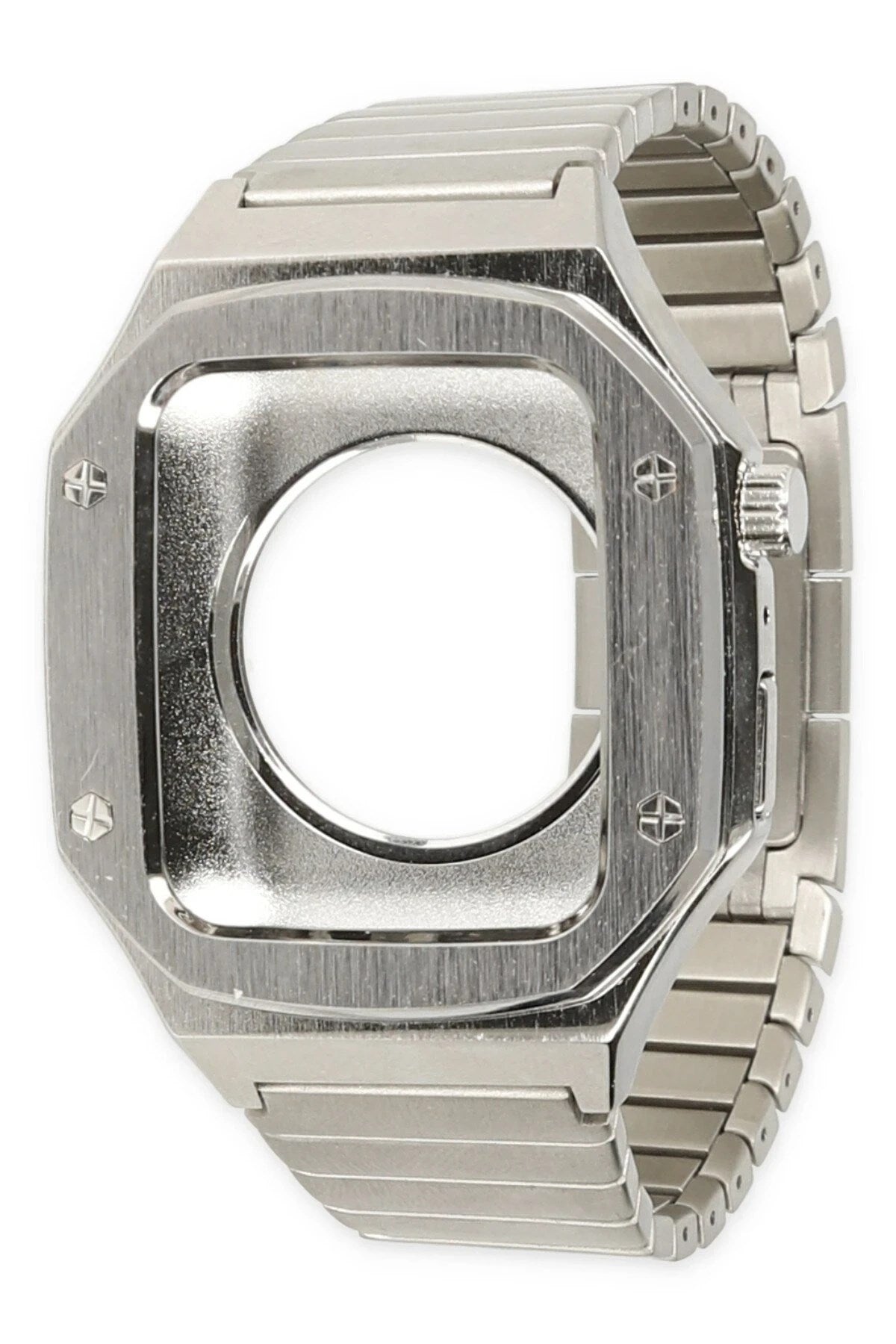Mey İthalat® Watch 45mm KR409 Metal Kordon - Gümüş
