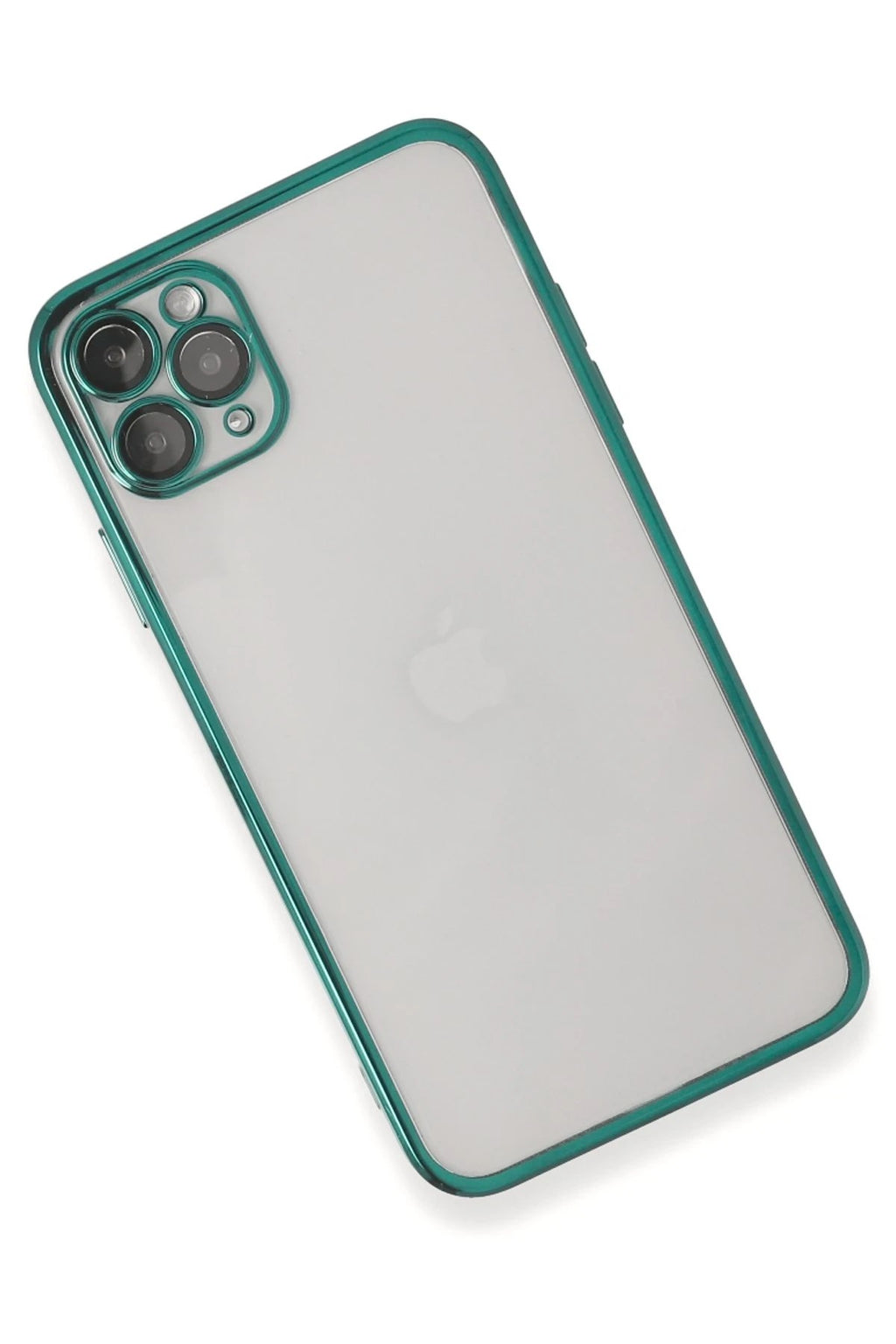 Mey İthalat® iPhone 11 Pro Kılıf Lensli Silikon - Yeşil