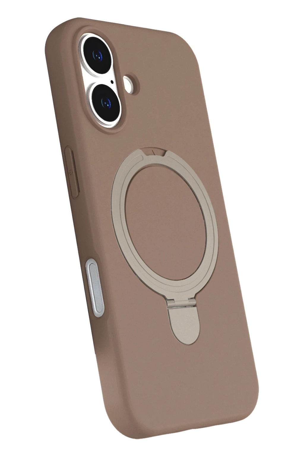 Mey İthalat® iPhone 16 Plus Regal Magsafe Standlı Kapak - Çöl Titanyum