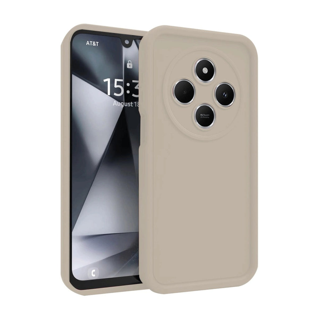 Mey İthalat® Redmi 14C Kılıf Viera Silikon - Krem