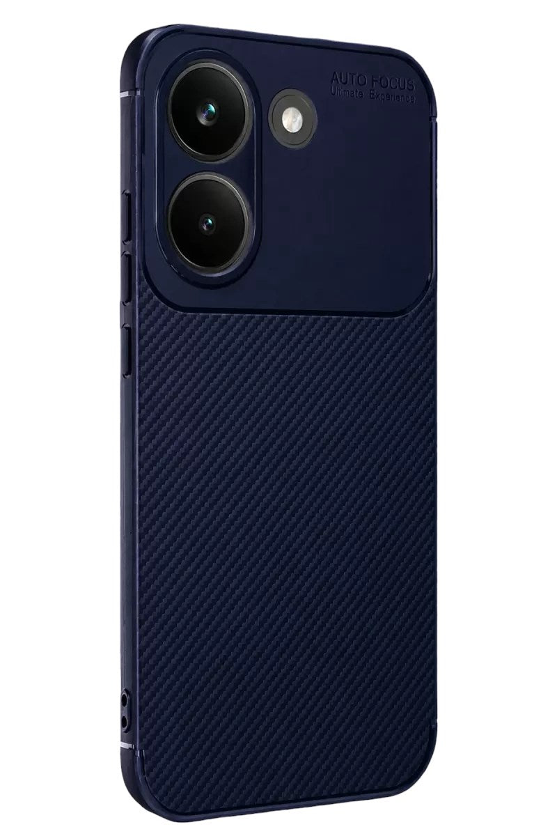 Mey İthalat® Poco X8 Pro Auto Focus Karbon Kapak - Lacivert
