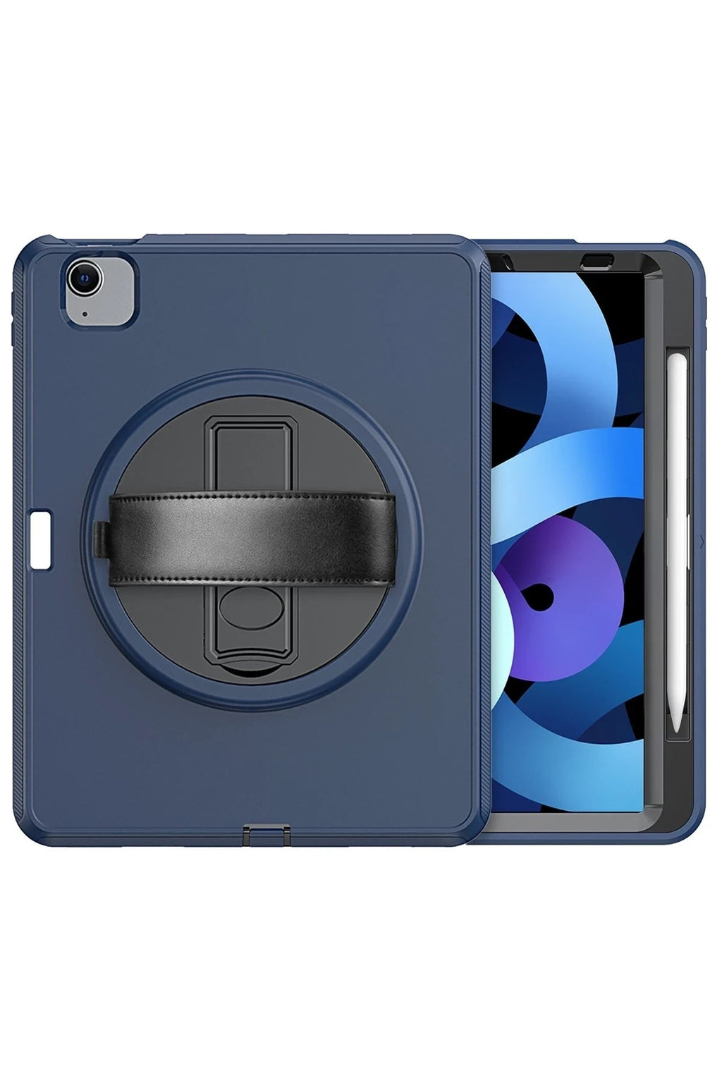 Mey İthalat® iPad 2022 10.9 (10.nesil) Kılıf Hand Strap Tablet Kılıfı - Lacivert