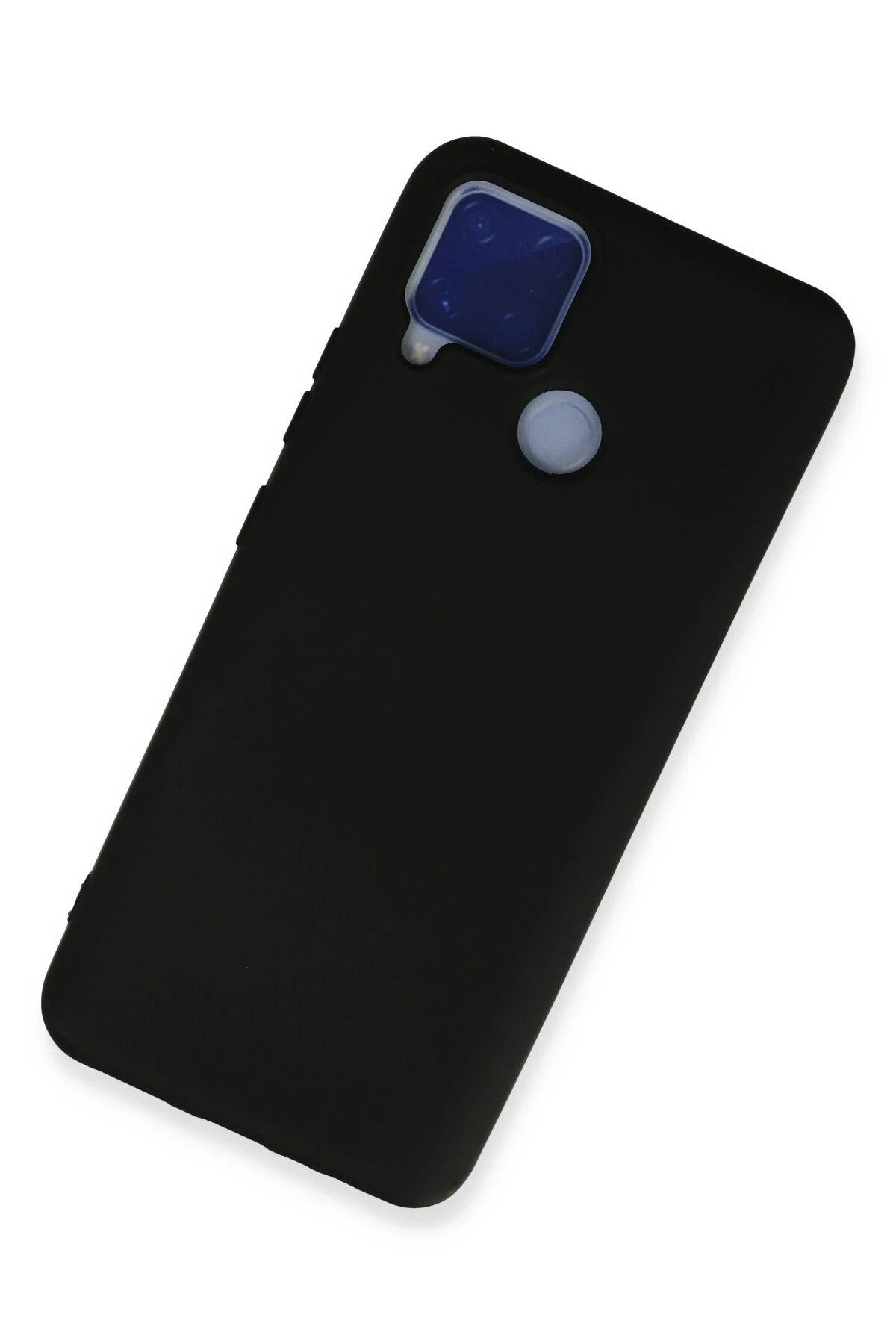 Mey İthalat® Realme C15 Kılıf Nano içi Kadife Silikon - Siyah