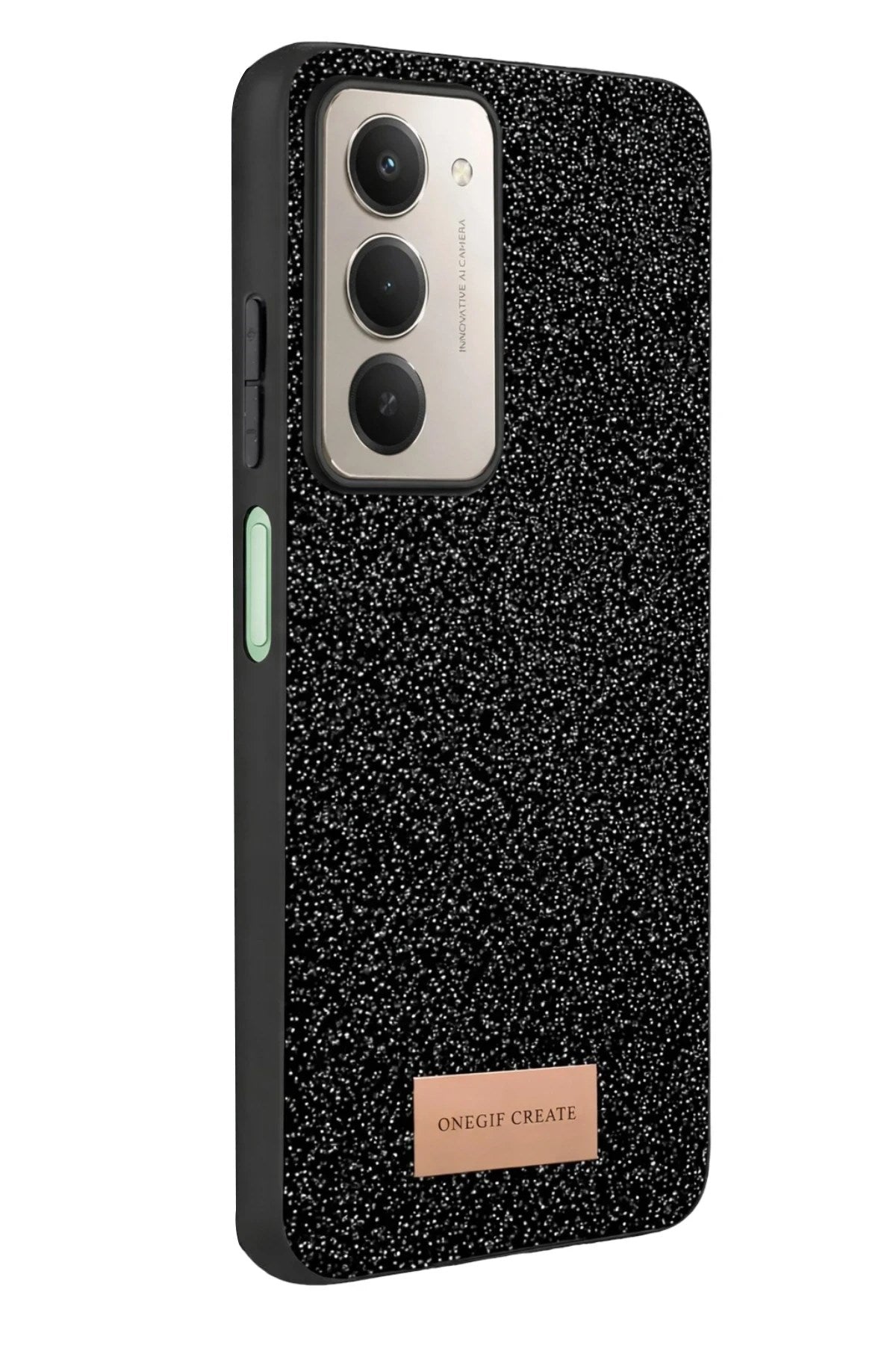 Mey İthalat® Redmi 15 4G Bright Simli Kapak - Siyah