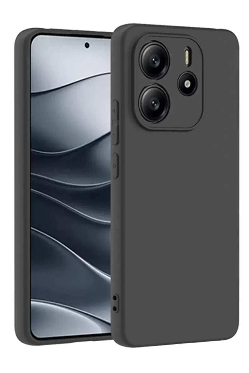 Mey İthalat® Redmi Note 14 4G Kılıf First Silikon - Siyah