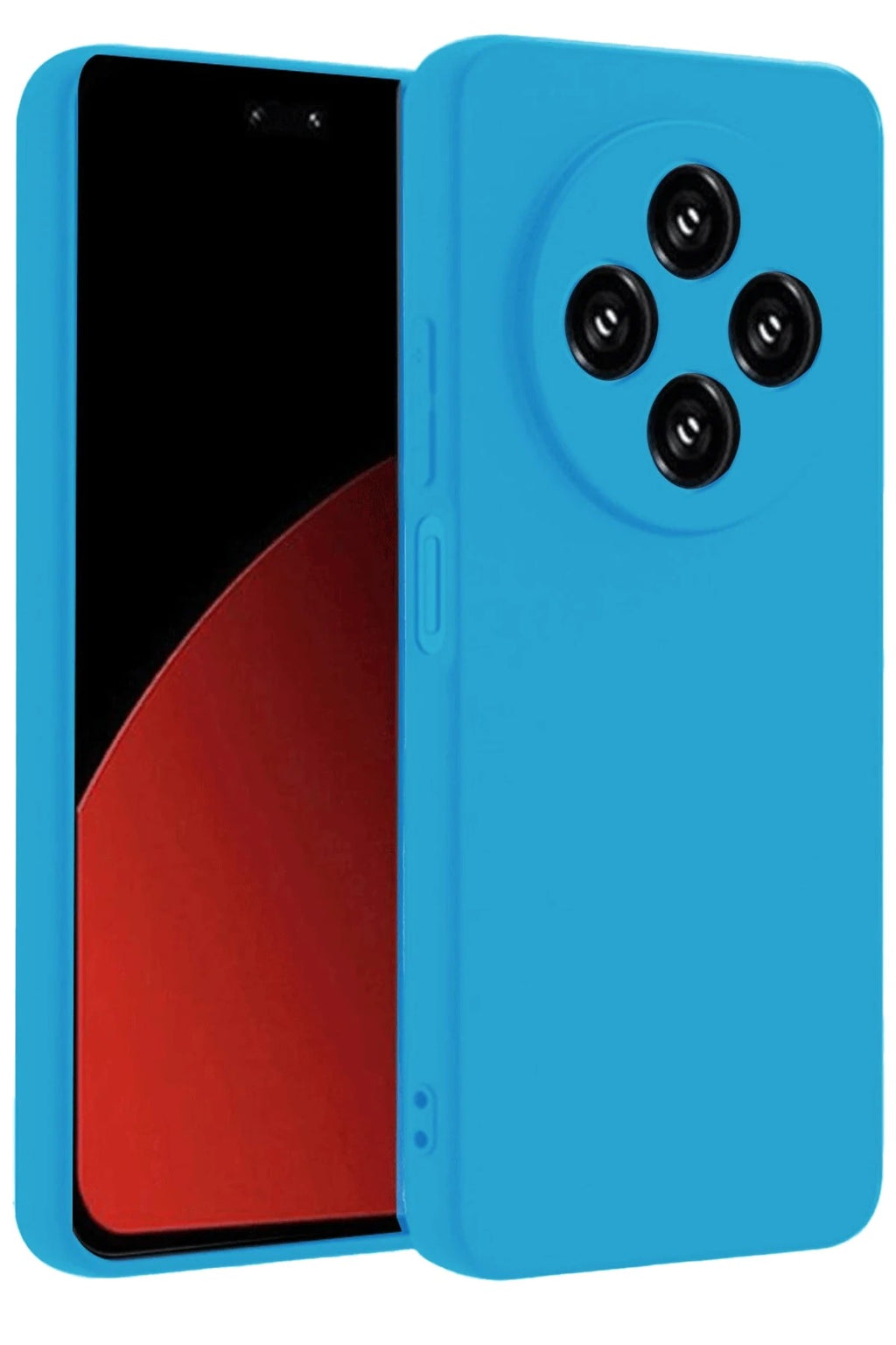 Mey İthalat® Redmi 14C Kılıf Nano içi Kadife Silikon - Mavi