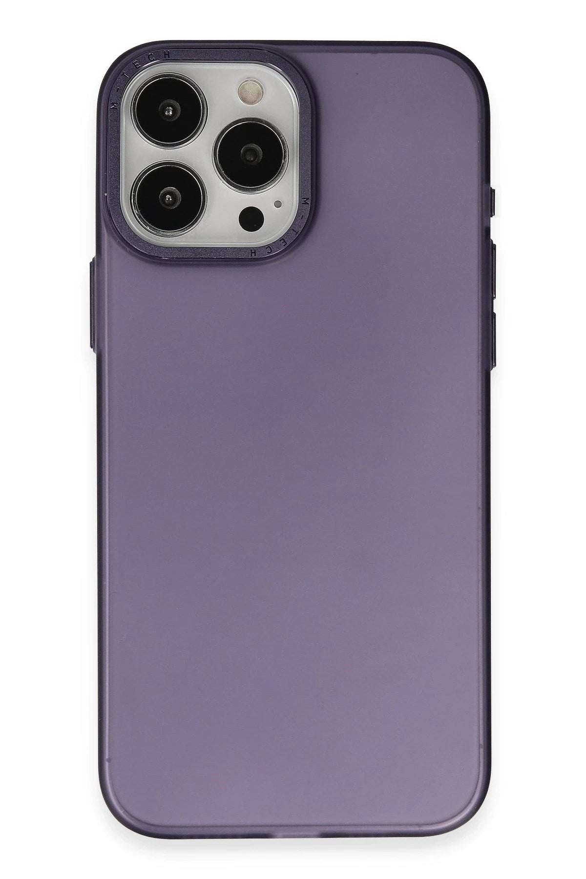 Mey İthalat® iPhone 15 Pro Kılıf Modos Metal Kapak - Derin Mor