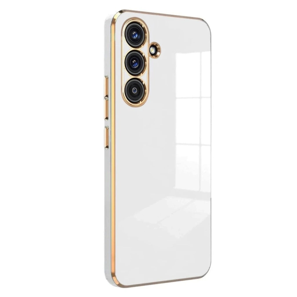 Mey İthalat® Samsung Galaxy M34 5G Kılıf Volet Silikon - Beyaz