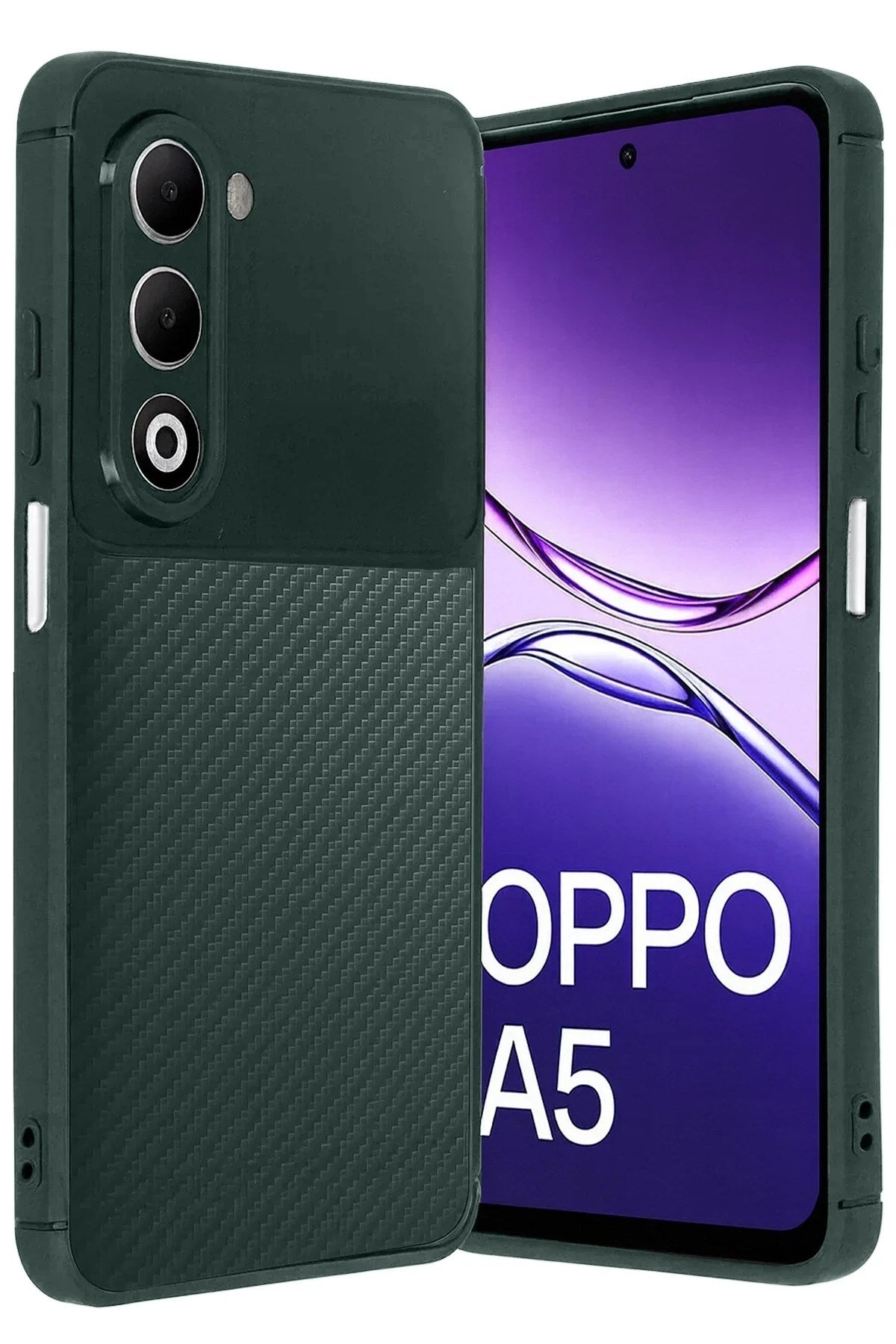 Mey İthalat® A5 4G Auto Focus Karbon Kapak - Koyu Yeşil
