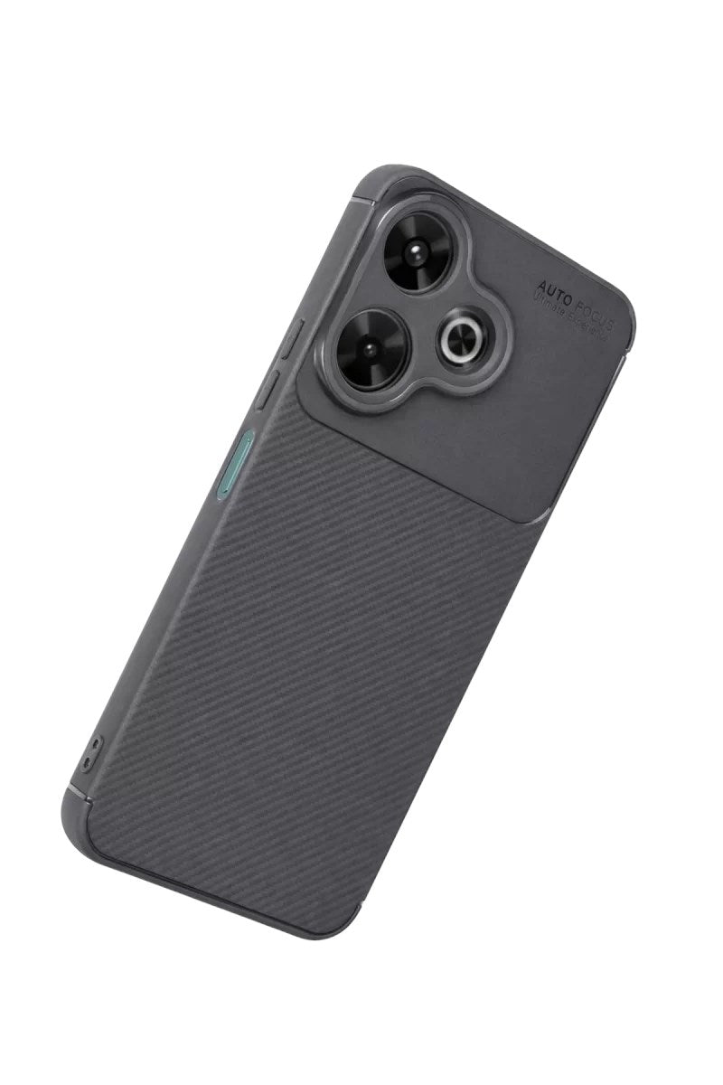 Mey İthalat® Redmi 13 4G Kılıf Auto Focus Karbon Kapak - Gri