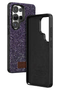 Mey İthalat® Samsung Galaxy S26 Ultra Bright Simli Kapak - Derin Mor