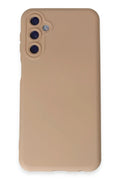 Mey İthalat® Samsung Galaxy M14 5G Kılıf Nano içi Kadife Silikon - Pudra