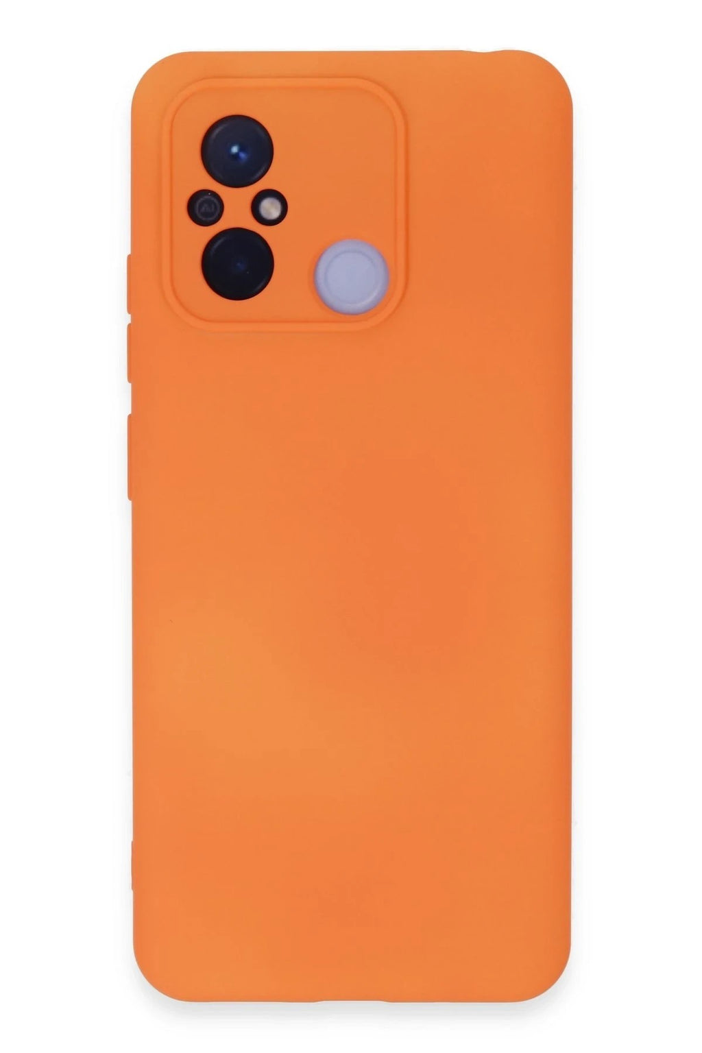 Mey İthalat® Redmi 12C Kılıf Nano içi Kadife Silikon - Turuncu