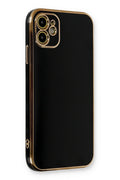 Mey İthalat® iPhone 11 Kılıf Volet Silikon - Siyah
