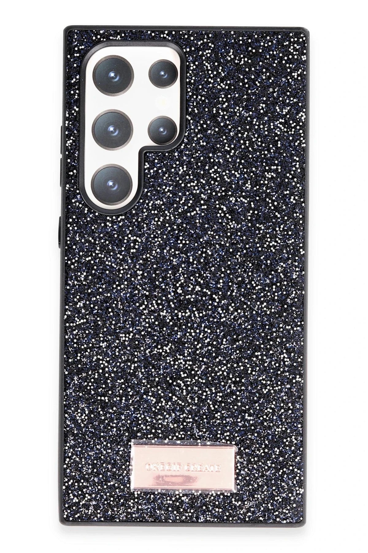 Mey İthalat® Samsung Galaxy S24 Ultra Bright Simli Kapak - Siyah