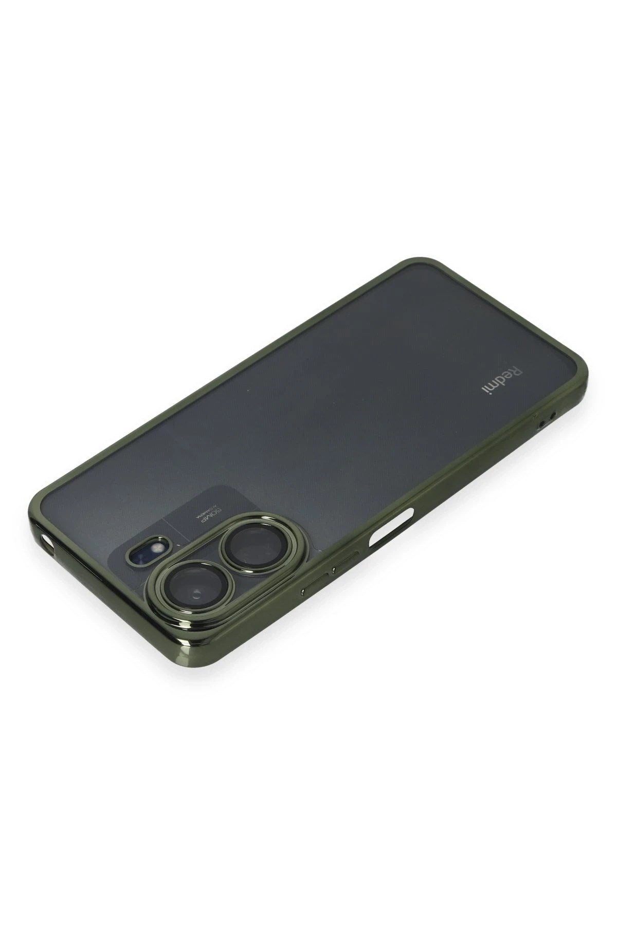 Mey İthalat® Redmi 13C Kılıf Lensli Silikon - Yeşil