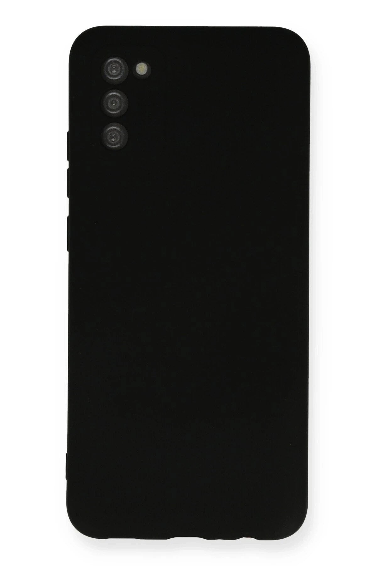 Mey İthalat® Samsung Galaxy A03S Kılıf Nano içi Kadife Silikon - Siyah