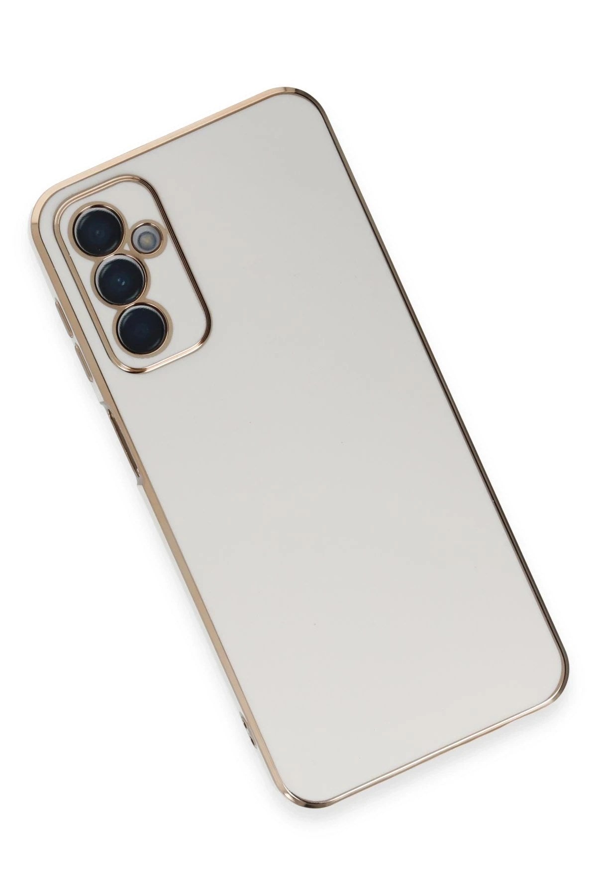 Mey İthalat® Samsung Galaxy A14 4G Kılıf Volet Silikon - Beyaz