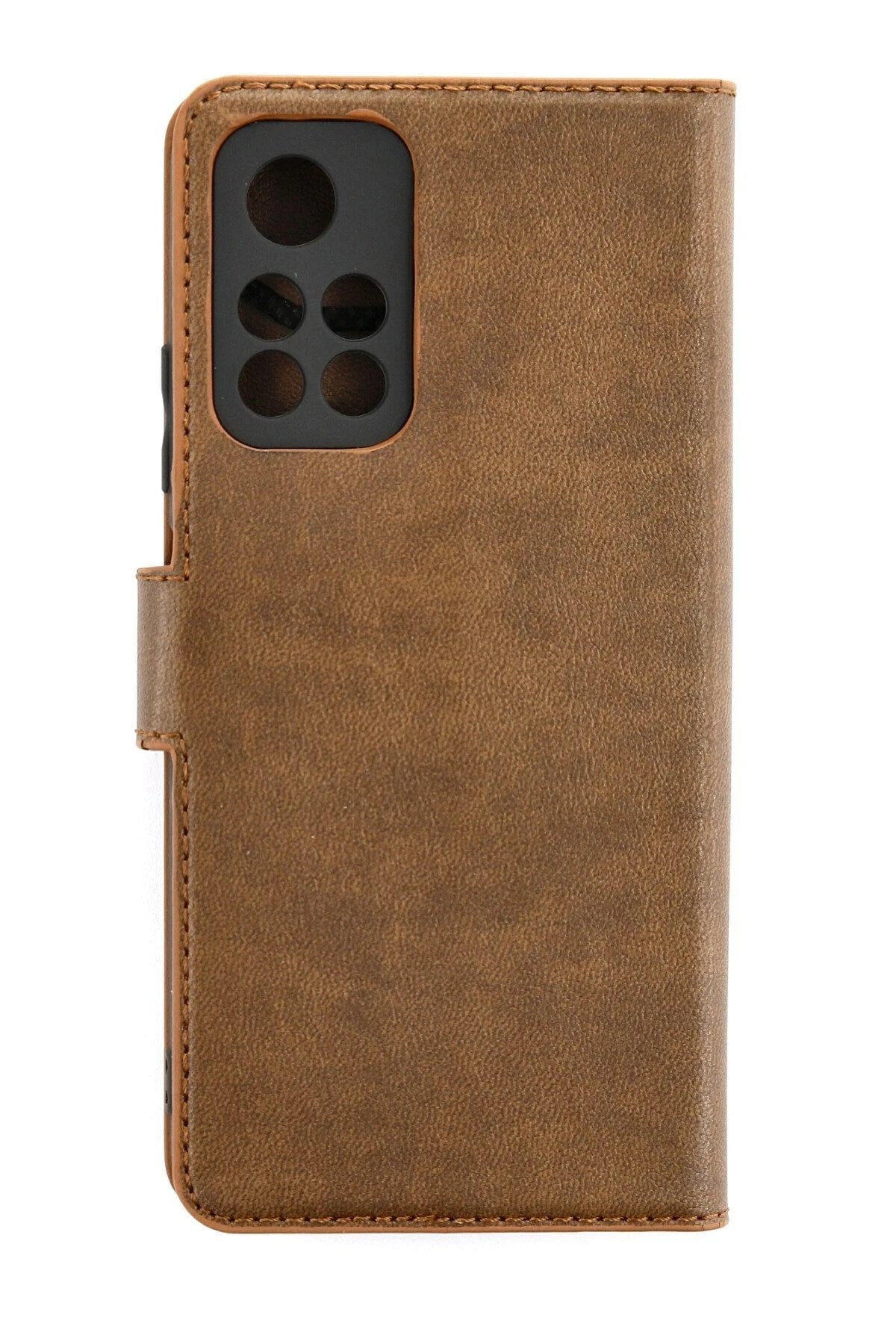 Mey İthalat® Redmi Note 11T Kılıf Trend S Plus Kapaklı Kılıf - Taba