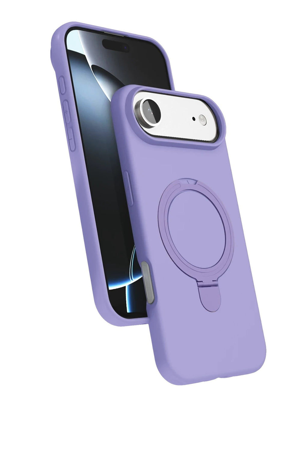 Mey İthalat® iPhone 17 Air Regal Magsafe Standlı Kapak - Lila