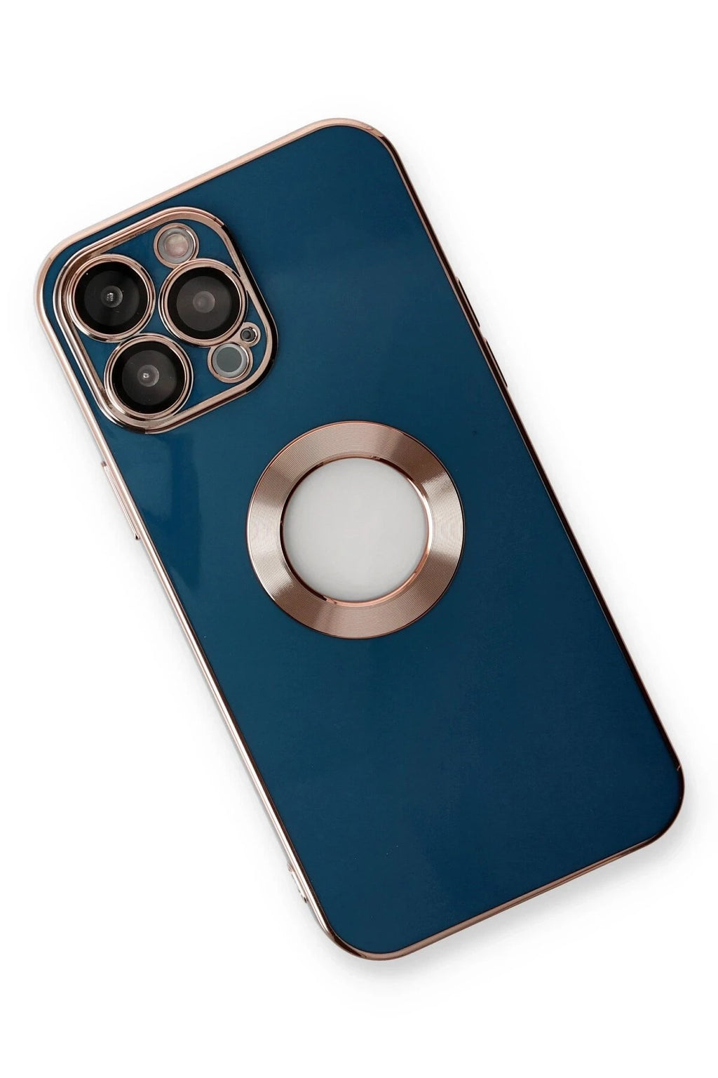 Mey İthalat® iPhone 14 Pro Max Kılıf Store Silikon - Mavi